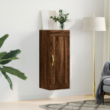 VidaXL Dulap de perete, maro stejar, 34,5x34x90 cm, lemn prelucrat 835025