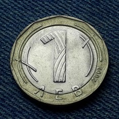 2q - 1 Lev 2002 Bulgaria / leva