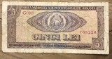 (BNK A) Romania bancnota 5 lei 1966