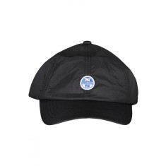 North Sails Sapca barbati, cu catarama, cu logo brodat, Negru, Universala