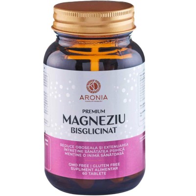 Premium Magneziu Bisglicinat 60 tablete Aronia Charlottenburg foto