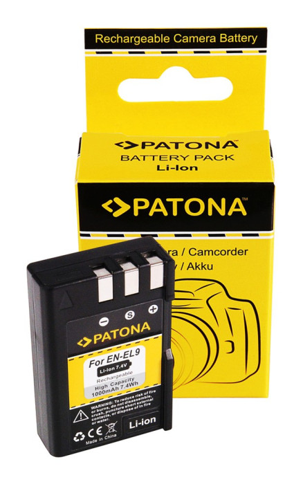 PATONA| Acumulator tip Nikon EN-EL9 ENEL9 EN EL9