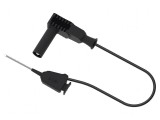Cablu de măsurare 60VDC 30VAC 1A - 0.5m negru