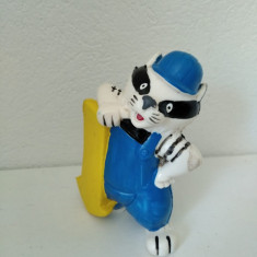 Bursuc, figurina vintage, cauciuc, personaj desene animate, 10cm