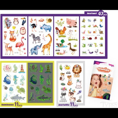 Set 69 tatuaje temporare tip autocolante Animale Tytoo KOPXX1800011 foto