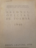 Cumpara ieftin SALONUL OFICIAL DE TOAMNA 1940, Desen, Gravura, Afis