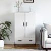 VidaXL Dulap &icirc;nalt, alb extralucios, 69,5x31x115 cm, lemn prelucrat
