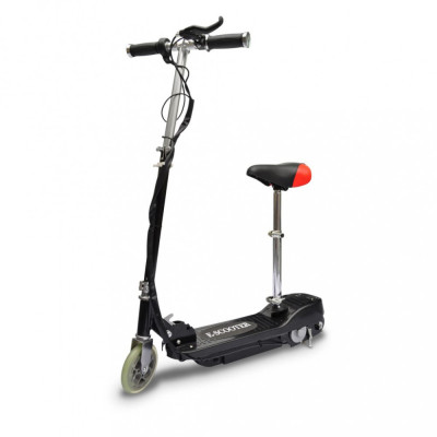 vidaXL Trotinetă electrică cu șa, negru, 120 W 90311 foto