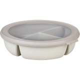 Mepal Bento Bowl Cirqula bol pentru alimente culoare Nordic White, 250 + 250 + 500 ml 1 buc