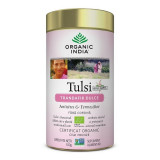 Organic India Ceai Tulsi Trandafir Dulce Antistres &amp; Fermecator BIO, 100g