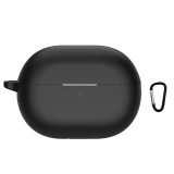 Husa protectie casti wireless, THD, compatibil Huawei FreeBuds Pro 4, carlig prindere, neagra