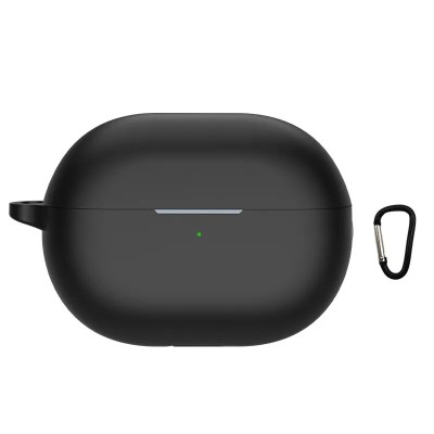 Husa protectie casti wireless, THD, compatibil Huawei FreeBuds Pro 4, carlig prindere, neagra foto