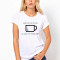 Tricou dama alb - Cup of care - L