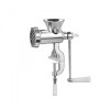 Masina de Tocat Carne Manuala Aluminiu Floria ZLN-2553, 27x20x10 cm, Menghina, Argintiu
