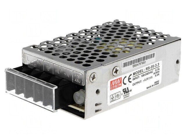 Alimentator pulsatoriu modular 25W 3,3VDC 6A