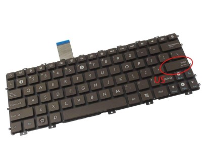 Tastatura Asus Maro Eee PC 1018PB layout US fara rama enter mic, Eee PC 1025C layout US fara rama enter mic foto