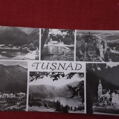 Tusnad - imagini multiple - carte postala circulata 1964