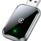 Adaptor Wireless Carplay si Android Auto, slim, conectare automata, metalic