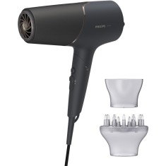 Uscator de par Philips BHD538/30, 2300W, tehnologie ThermoShield, ingrijire cu ioni, 3 setari de temperatura, 2 setari de viteza, difuzor, cap de coaf