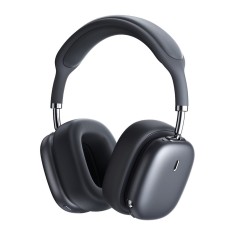 Casti wireless baseus bluetooth 5.2, cu microfon, bowie h2, grey foto