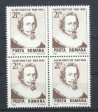 TSV$ - 1983 LP 1075 400 ANI DE LA NASTEREA LUI HUGO GROTIUS BLOC X 4 MNH/** LUX