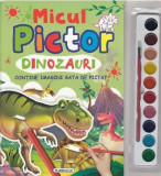 Micul pictor - Dinozauri, flamingo