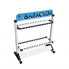 Stand lansete din aluminiu Baracuda, 72 x 72 x 32.5 cm