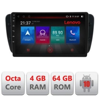 Navigatie Seat Ibiza 2008-2014 E-246 Octa Core cu Android Radio Bluetooth Internet GPS WIFI DSP 4+64GB 4G CarStore Technology foto