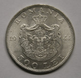 500 LEI 1944 MATRITA CRAPATA ., Argint