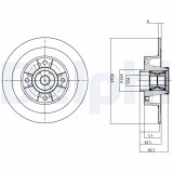 DELPHI BG9028RS Disc frana
