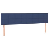 Cumpara ieftin Tablii de pat, albastru, 160x5x78/88 cm, textil