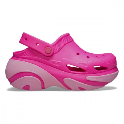 Saboti Crocs Bubble Crush Clog Roz - Pink Crush foto