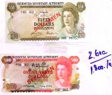 2 Bancnote de colectie 50 dolari 1978 + 100 dolari 1982 SPECIMEN UNC