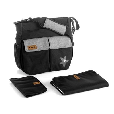 Geanta mamici Jane MamaBag, Soil, cu saltea de infasat, 2 buzunare exterioare, multiple compartimente foto