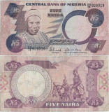 1984 , 5 naira ( P-24c ) - Nigeria