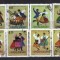 POLONIA 1969 - COSTUME POPULARE. DANSURI. SERIE STAMPILATA, V18