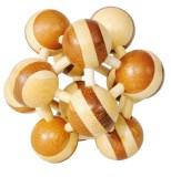 Joc logic IQ Puzzle 3D Atom doua culori, Fridolin