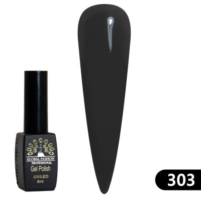 Oja semipermanenta BLACK ELITE, Global Fashion 8 ml, 303 foto