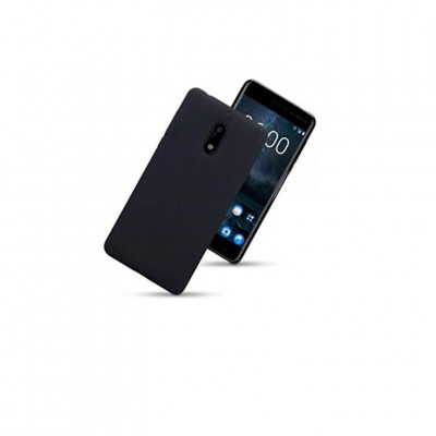 Husa Silicon Nokia 6 Matte Black foto