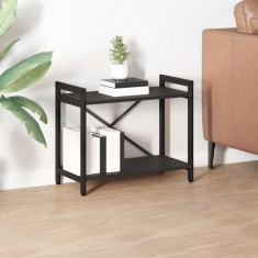vidaXL Bibliotecă Stejar negru 60 x 30 x 48.5 cm Lemn compozit