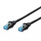 Patchcord Digitus F/UTP Cat 5e 3m Black