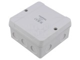 Cutie de conexiuni IP55 98x98x55mm gri Hensel ENYCASE cu garnituri membrana si cleme