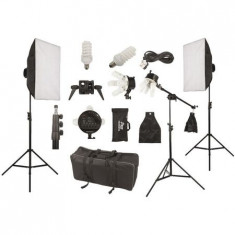 Kit Studio Foto/Video, FST. Lampa 5 socluri, Softbox, Difuzor, Stativ, Geanta foto