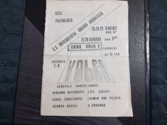 Program Turneu Volei 25-29 01 1985 foto