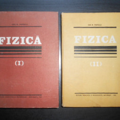 Ion M. Popescu - Fizica 2 volume (1982-1983, editie cartonata)