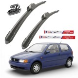 Cumpara ieftin Ștergătoare Volkswagen Polo 6N2 Hatchback (1999&ndash;2001) Flat | Set față &ndash; TeamCar&reg;