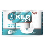 Set 3 prosoape de hartie Kilo Confort monorola, 2 straturi, 660 foi, 1 Kg