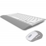 Kit Tastatura &amp; Mouse Wireless Delux K3300G+M520GX (Gri/Argintiu)