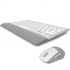 Kit Tastatura & Mouse Wireless Delux K3300G+M520GX (Gri/Argintiu)
