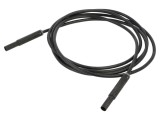 Cablu de măsurare ST&Auml;UBLI 32A 4 mm mufă banană 2m negru